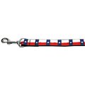 Mirage Pet Products 0.375 in. 6 ft. Texas Flag Nylon Dog Leash 125-183 3806